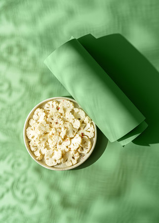 fresh cauliflower salad. High quality photoの写真素材