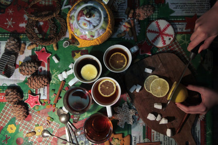 Tea Partyの写真素材