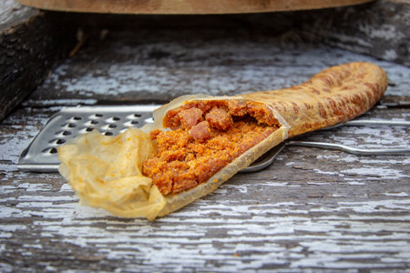 salted fish caviar, bream. beer snackの写真素材