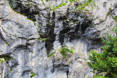Image of colorful roughness gritty mountain wall