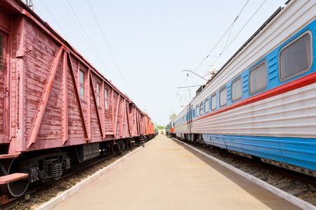 Photo of the Russian rail road coachの写真素材
