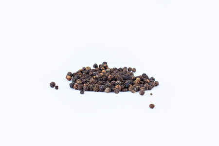 black pepper. isolatedの写真素材