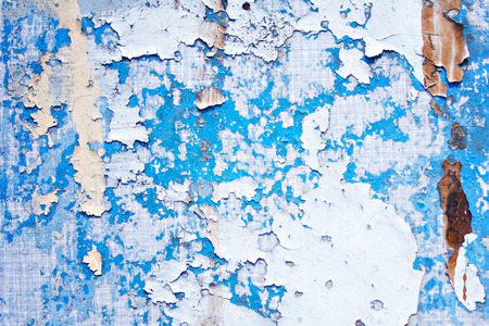 Blue board with an antique effect の写真素材
