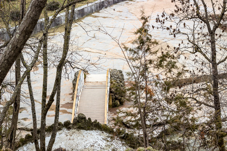 Kislovodsk. National park. Russian Federation. Bridge Ladies fancyの写真素材