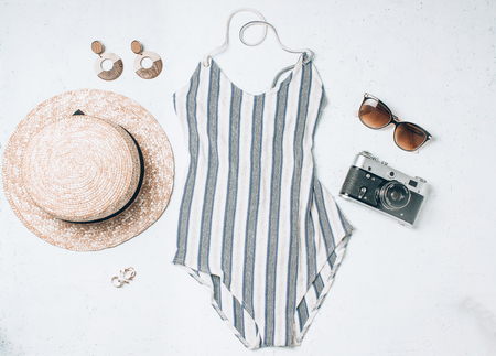 Women's summer clothesの写真素材