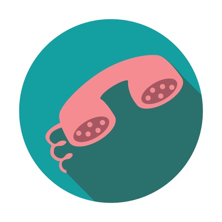 Icons_circle_Phoneのイラスト素材