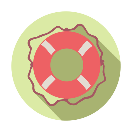 Icons_circle_Life_buoyのイラスト素材