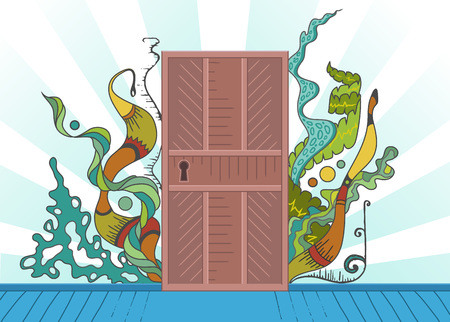 Open door of inspirationのイラスト素材