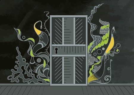 Open door of inspirationのイラスト素材