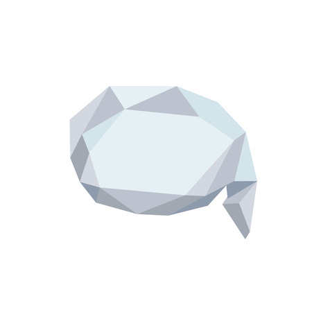 Abstract geometric shape from triangular facesのイラスト素材