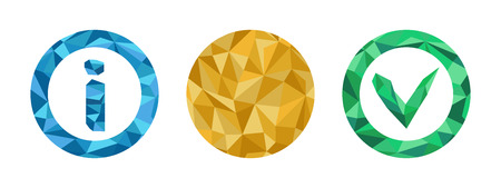 Abstract geometric shape from triangular facesのイラスト素材