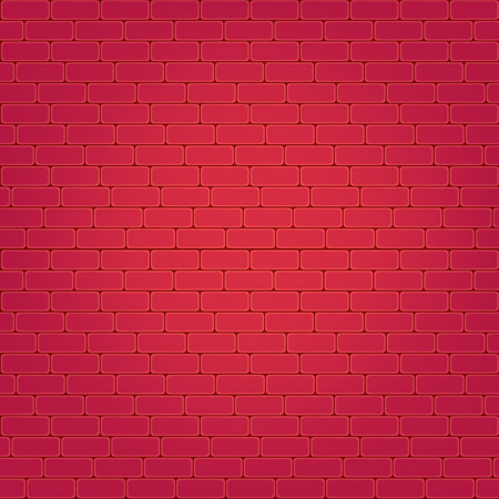 Vector brick wall seamless background.のイラスト素材