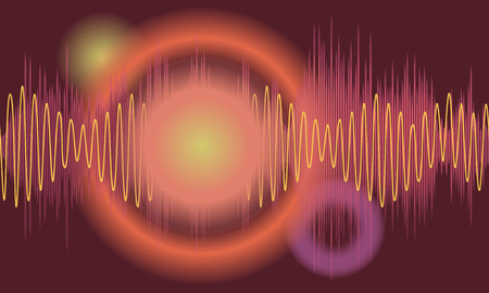Vector music volume abstract backgroundのイラスト素材