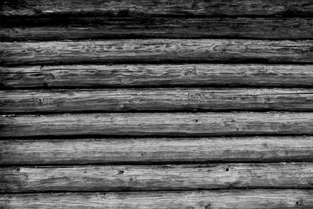 Textured abstract black white backgroun. Wooden old wall. Top view.の写真素材