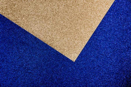 Shiny bright blue and gold background Luxury shine textureの写真素材