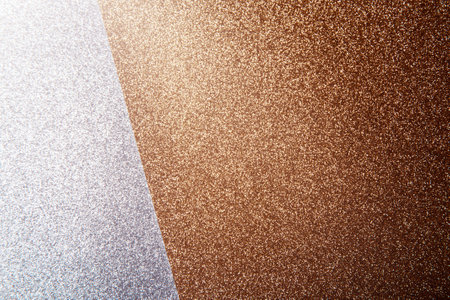 Shiny bright silver and gold background Luxury shine textureの写真素材