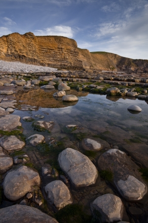 Dunraven Bay, Glamorgan Heritage Coastlineの写真素材