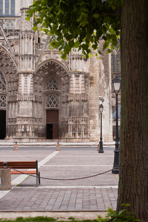 Saint Gatien cathedral in Tours, France.