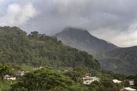 Founded in 1635 by Pierre Belain d'Esnamby, the island of Martinique is an overseas department of France in the Caribbean.の写真素材