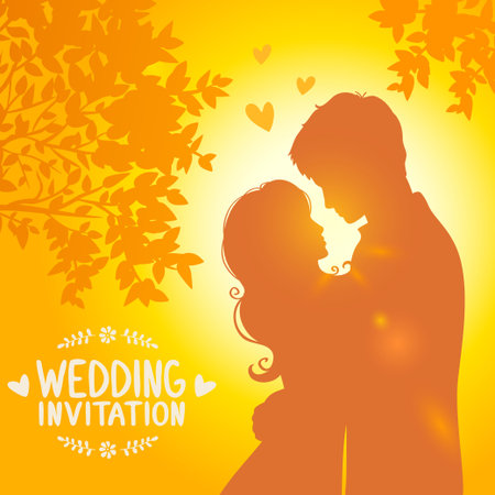 Love at sunsetのイラスト素材