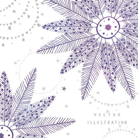 Beautiful and stylish boho ornament for design.のイラスト素材