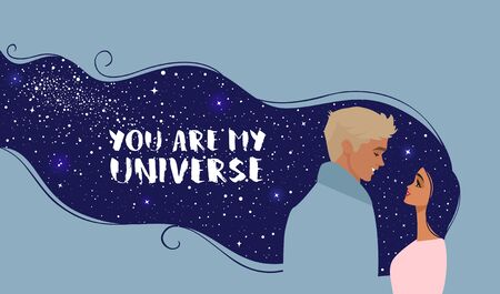 You are my universeのイラスト素材
