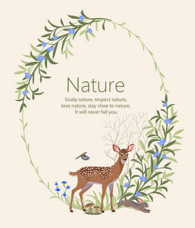 deer designのイラスト素材
