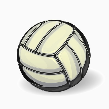 Volleyball isolated on a white background.のイラスト素材