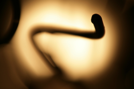 Lamp with wire detailsの写真素材