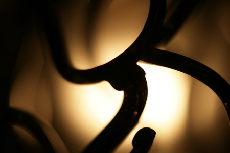 Lamp with wire detailsの写真素材