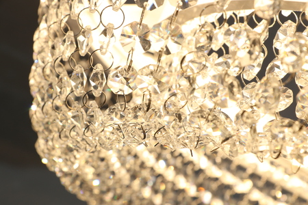 Chandelier close-up for use as backgroundの写真素材