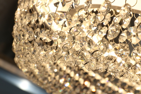 Chandelier close-up for use as backgroundの写真素材