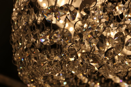 Chandelier close-up for use as backgroundの写真素材