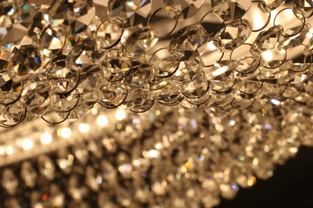Chandelier close-up for use as backgroundの写真素材