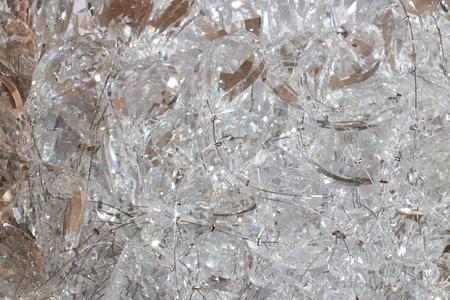 Chandelier close-up for use as backgroundの写真素材