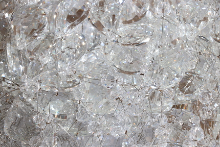 Chandelier close-up for use as backgroundの写真素材