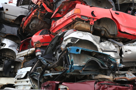 Cars for scrapの写真素材