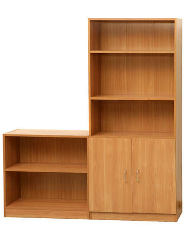 Empty wood shelfの写真素材