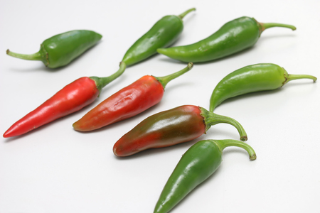 hot chili peppersの写真素材