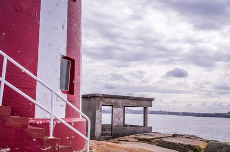 Hornby Lighthouse at South Head in Sydney, Australiaの写真素材