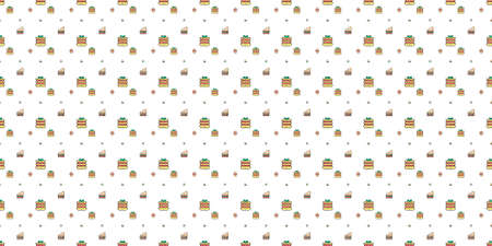 background image fastfood various foodsの写真素材