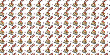 colorful and fun candy background imageの写真素材