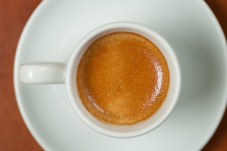black espresso coffeの写真素材