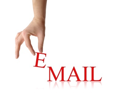 email abstractの写真素材