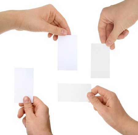 a photo of hands with cardsの写真素材