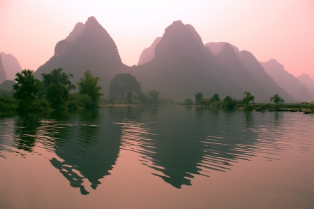 Yangsho landscape with clipping pathsの写真素材