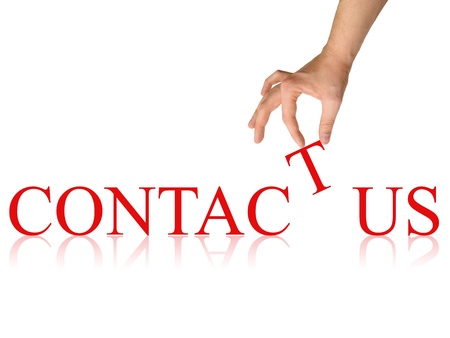 contact abstractの写真素材
