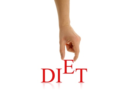 diet abstract with clipping pathsの写真素材
