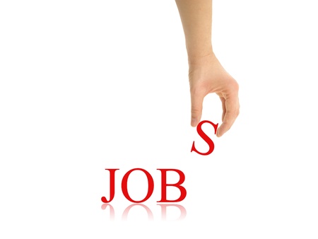 jobs abstract with clipping pathsの写真素材