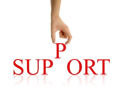 support abstract with clipping pathsの写真素材